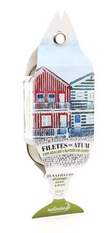 Conserva Filetes de atum com abacaxi e hortelã em azeite