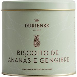 Biscoitos de Ananás e Gengibre lata 150 g Duriense